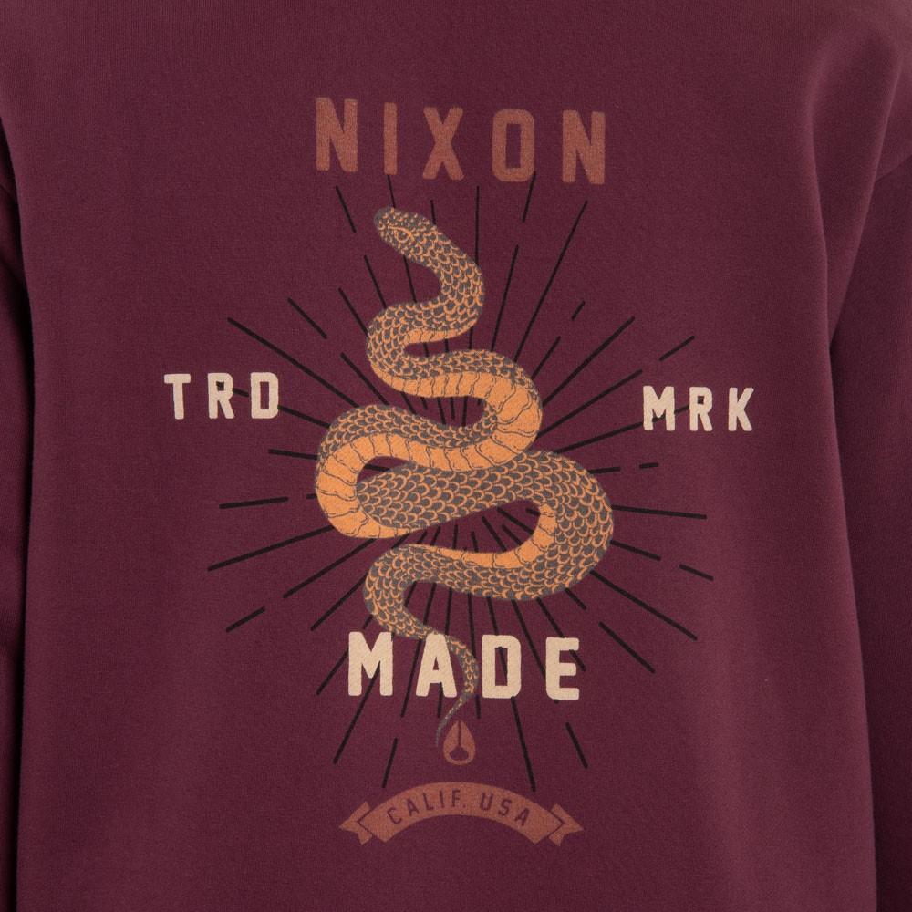 Poleron Men Zipper Snake Burgundy
