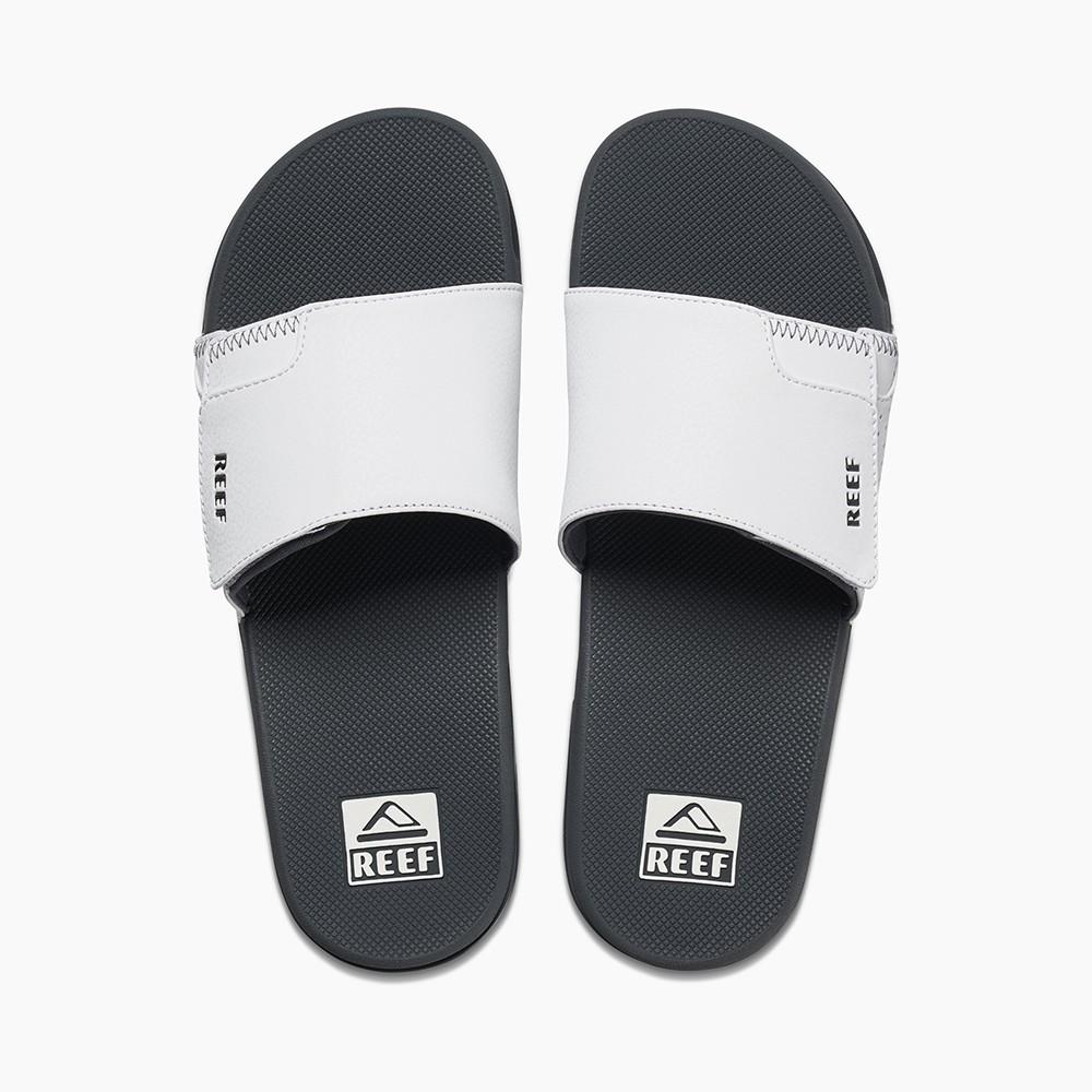 Sandalia Fanning Men Black White Reef