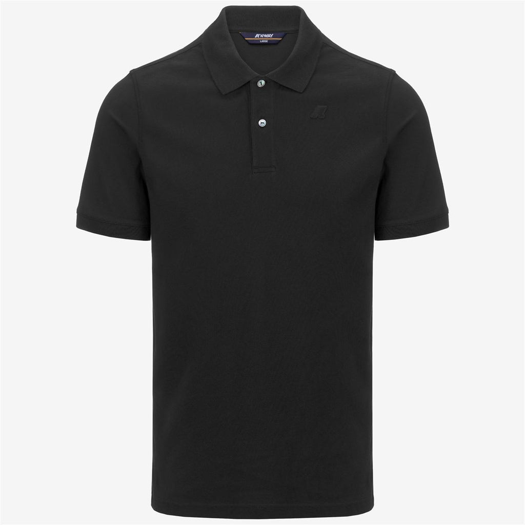 Polera K-Way Men Amedee Pique Black Pure
