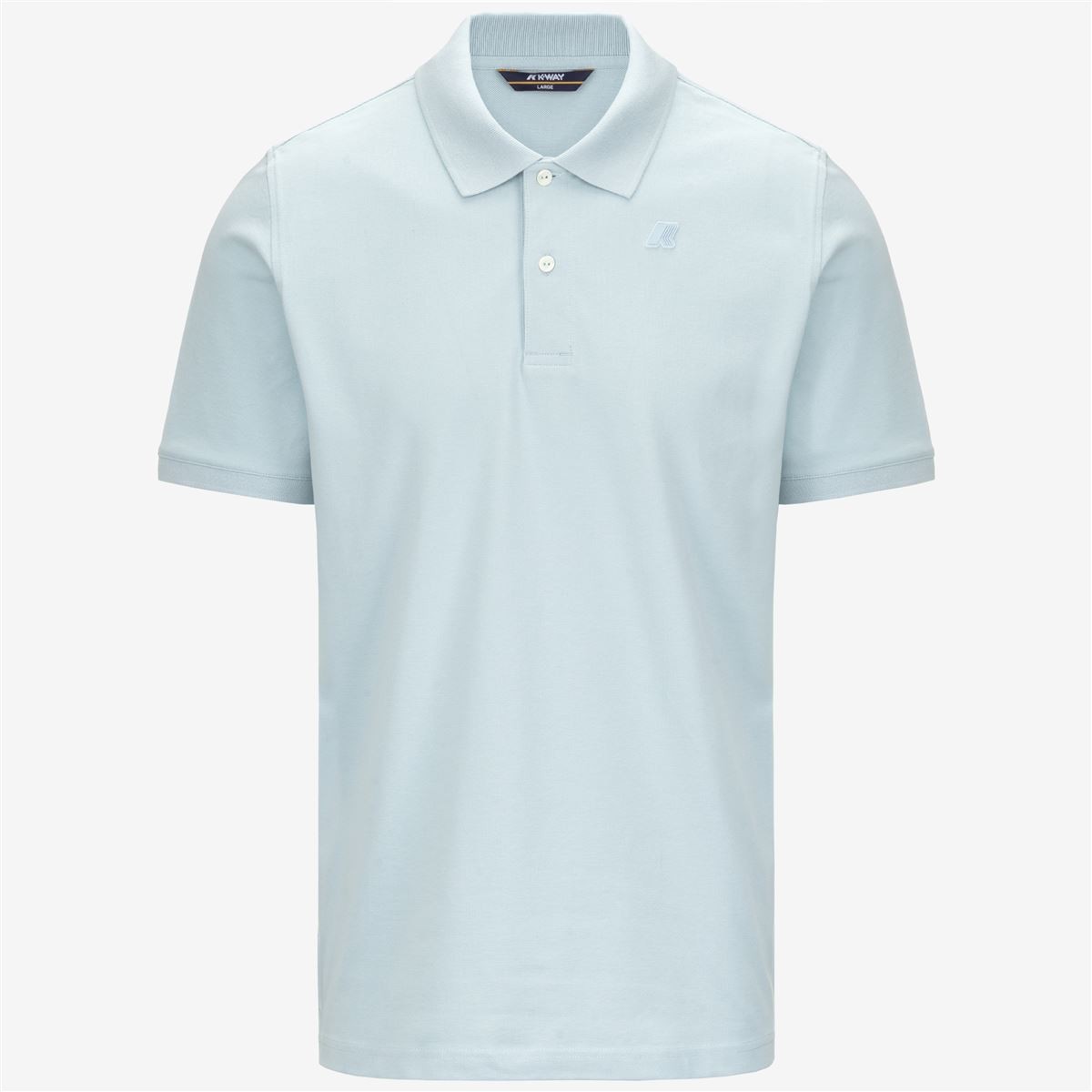 Polera K-Way Men Amedee Pique Blue Baby
