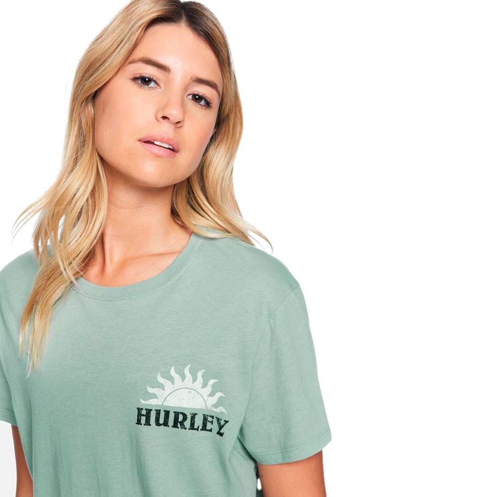 Polera Summertime Sun Relaxe Green Mint Hurley