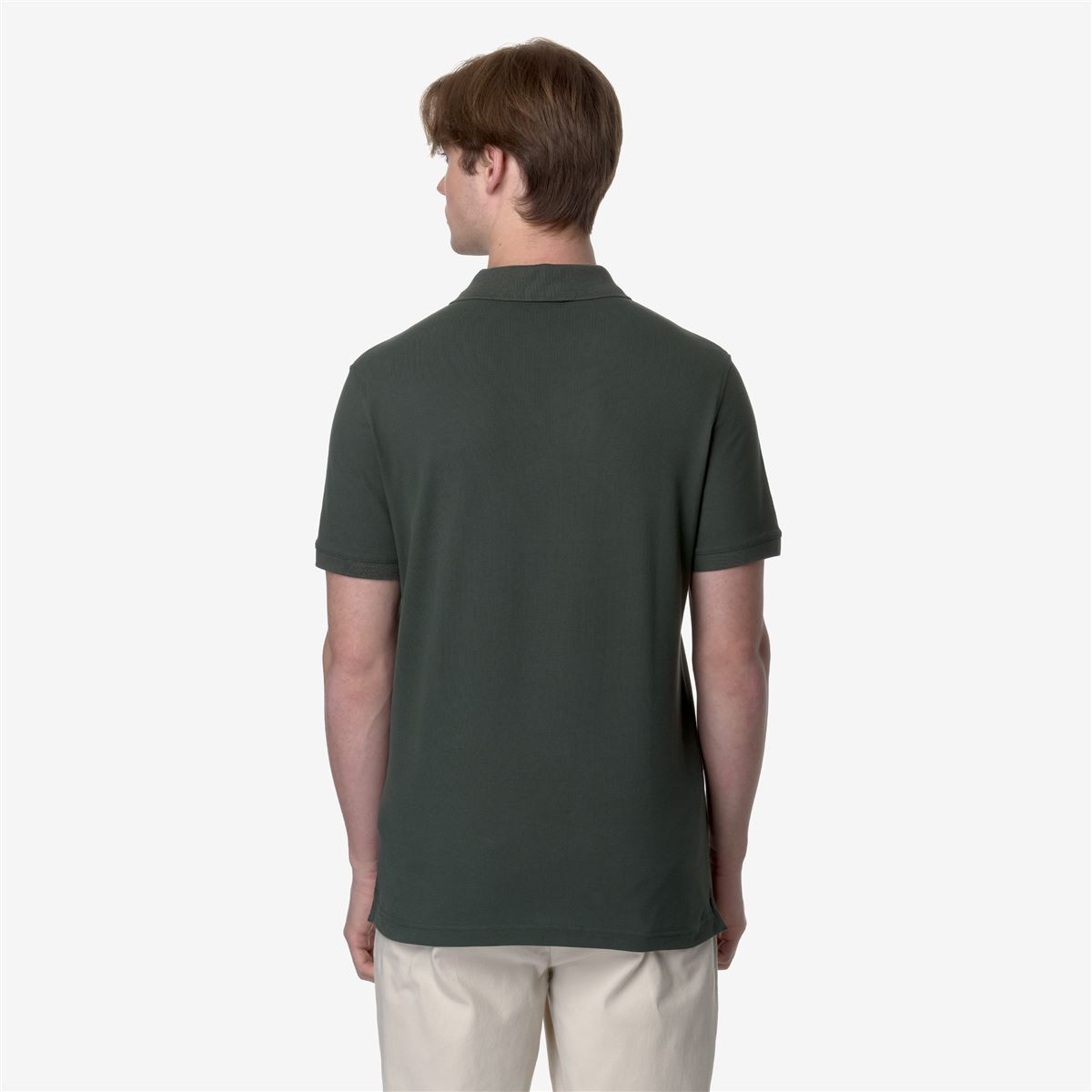Polera K-Way Men Amedee Pique Green Blackish