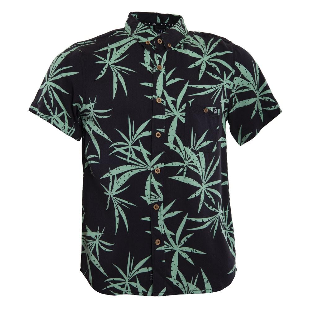 Camisa Kids Black Palm Green