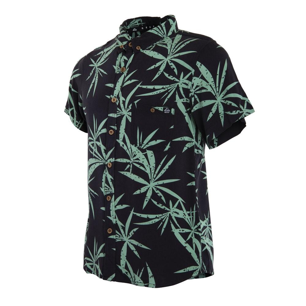Camisa Kids Black Palm Green