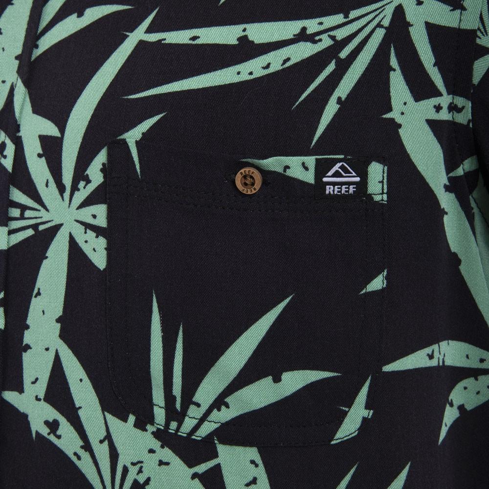 Camisa Kids Black Palm Green