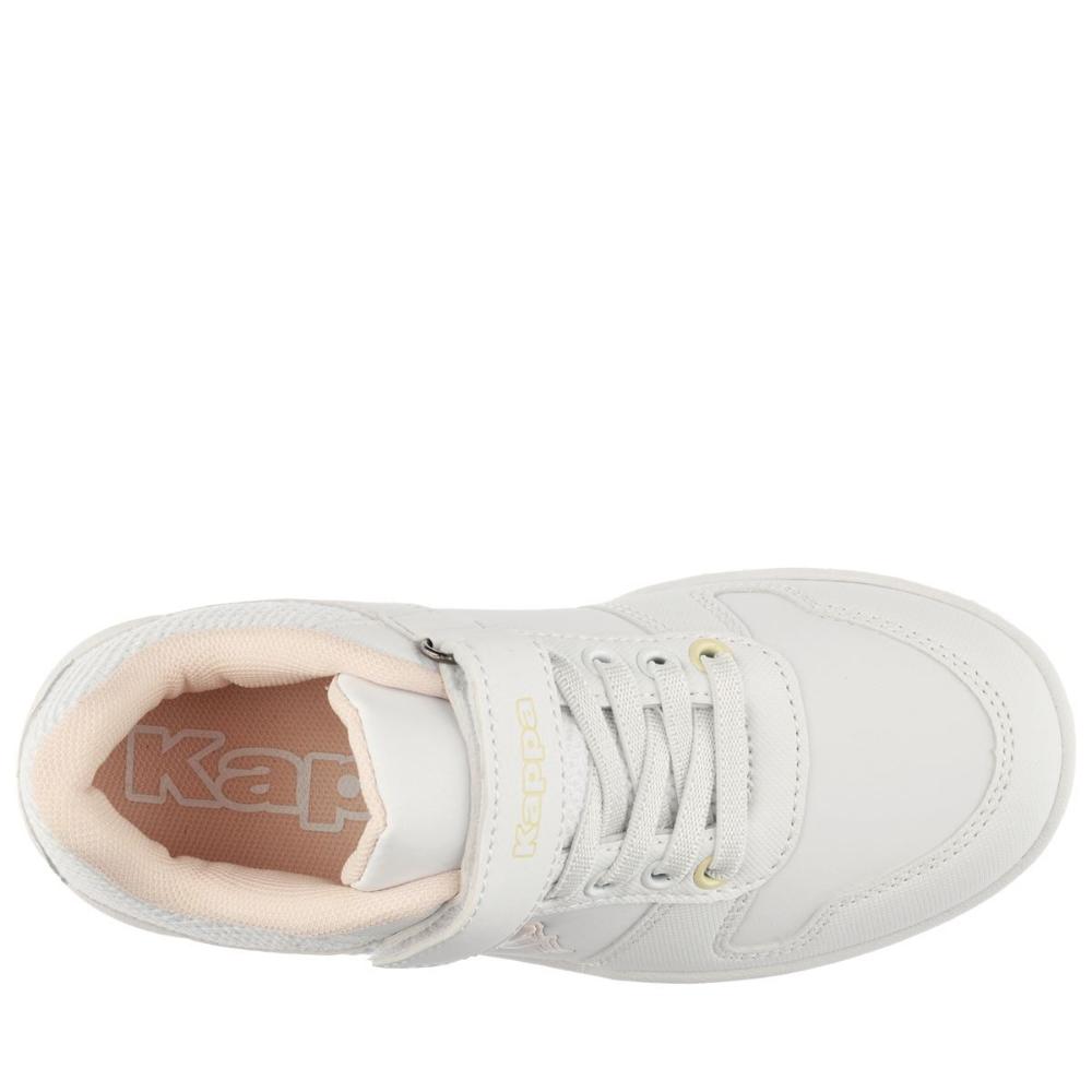 Zapatilla Teens Logo Kary Ev White Pink Yellow
