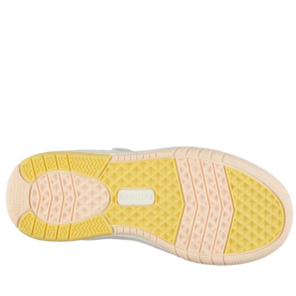 Zapatilla Teens Logo Kary Ev White Pink Yellow