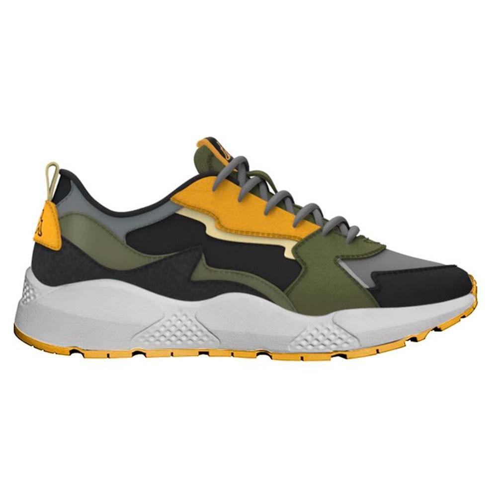 Zapatilla Men Logo Beirut Green Militar Yellow