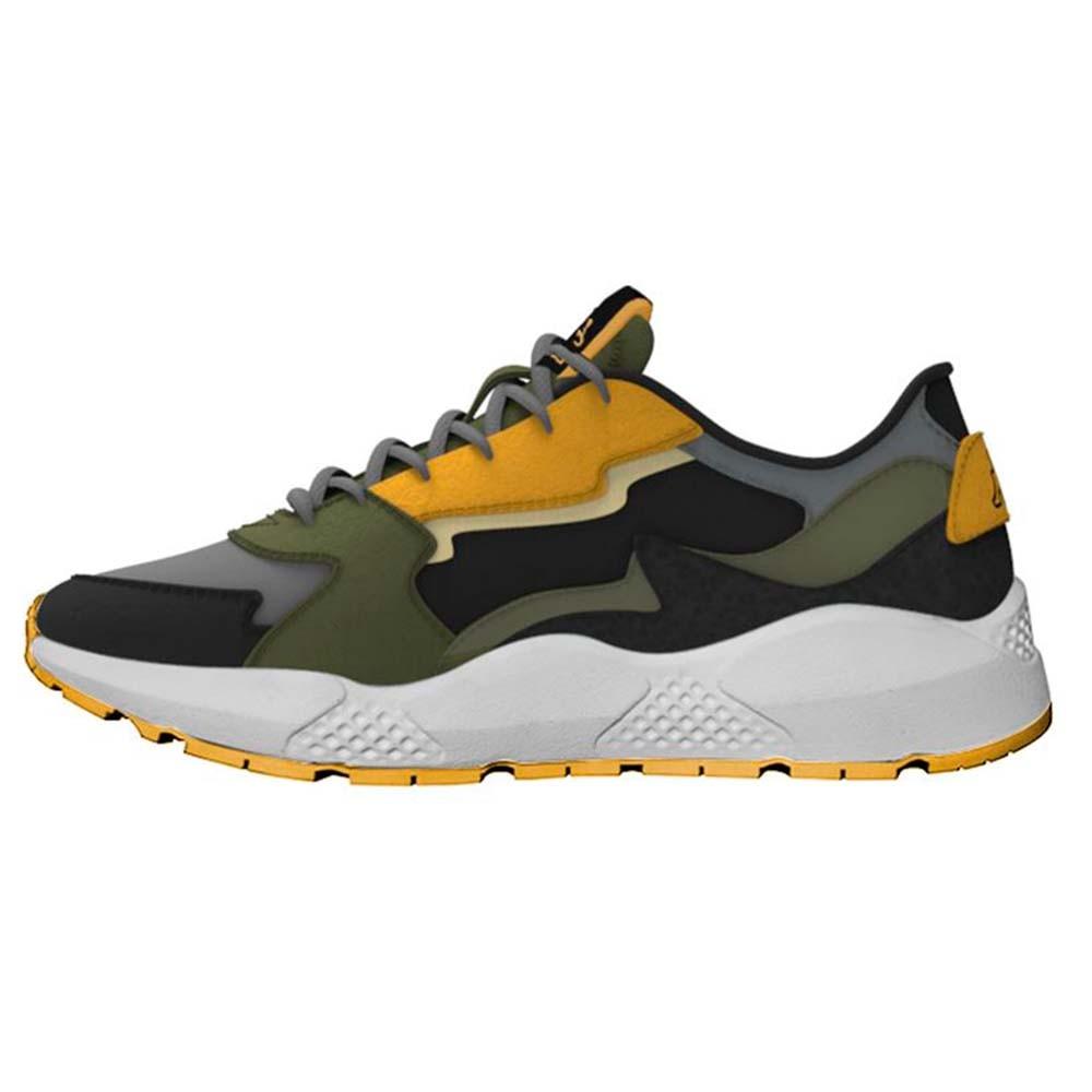 Zapatilla Men Logo Beirut Green Militar Yellow