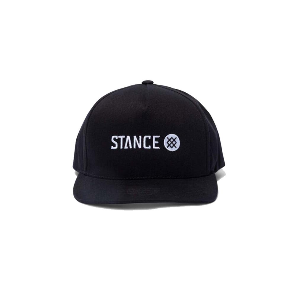 Jockey Icon Snapback Hat Black
