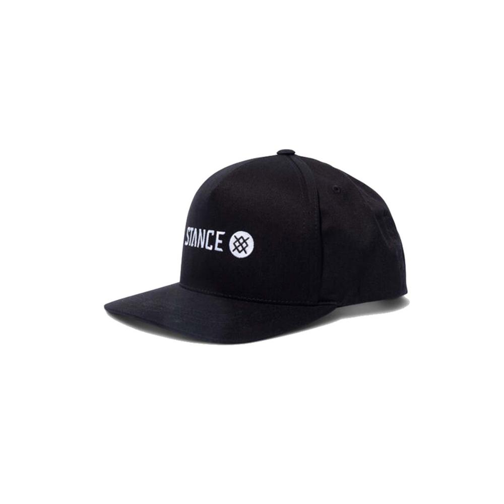 Jockey Icon Snapback Hat Black
