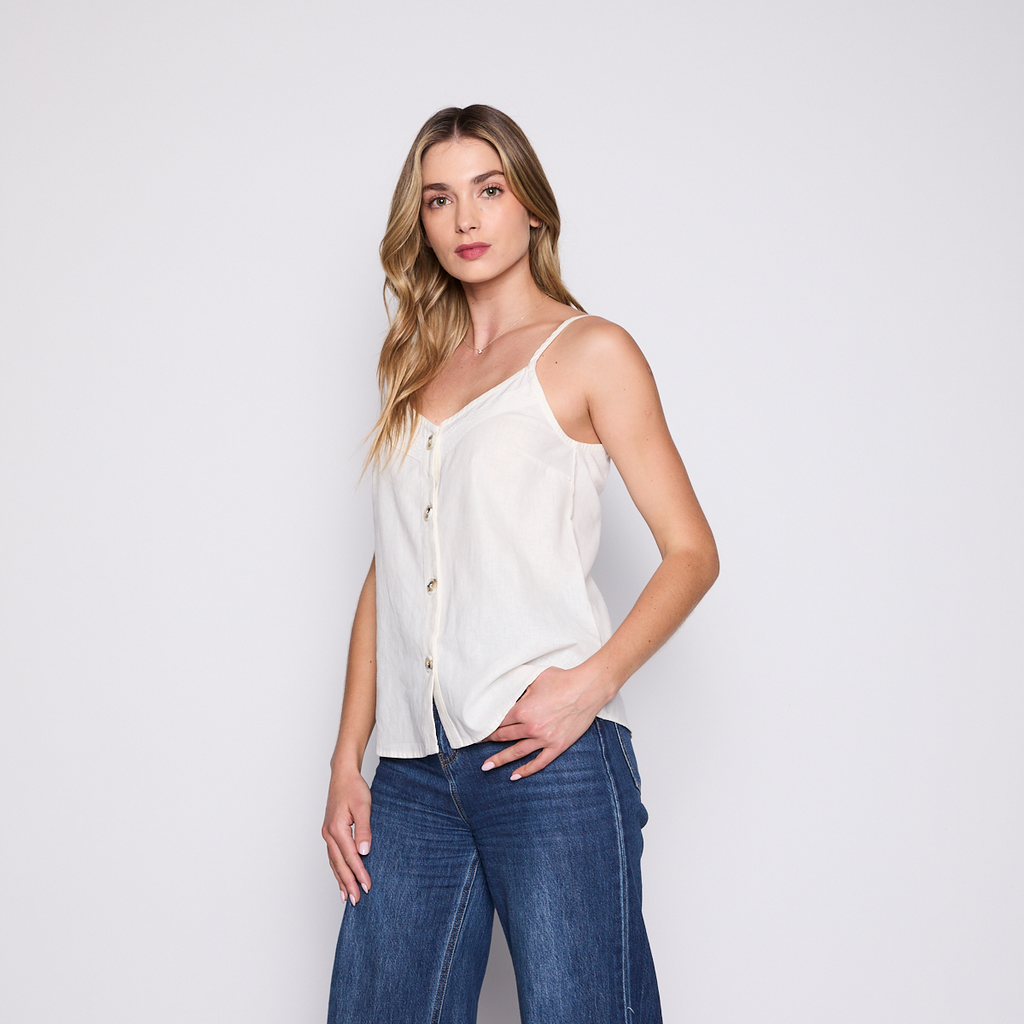 Blusa Pabilo Reef Women White Buttons