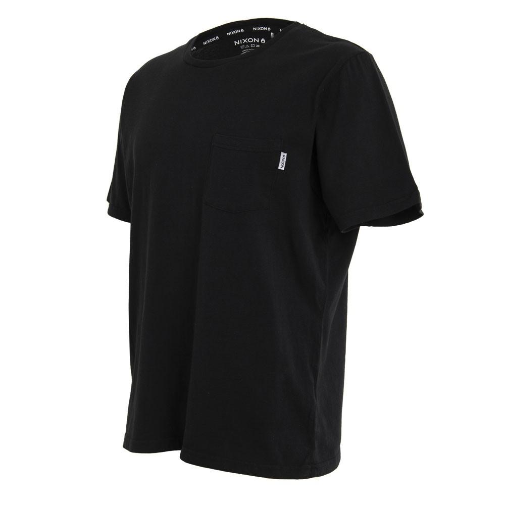 Polera Men All Black Pocket