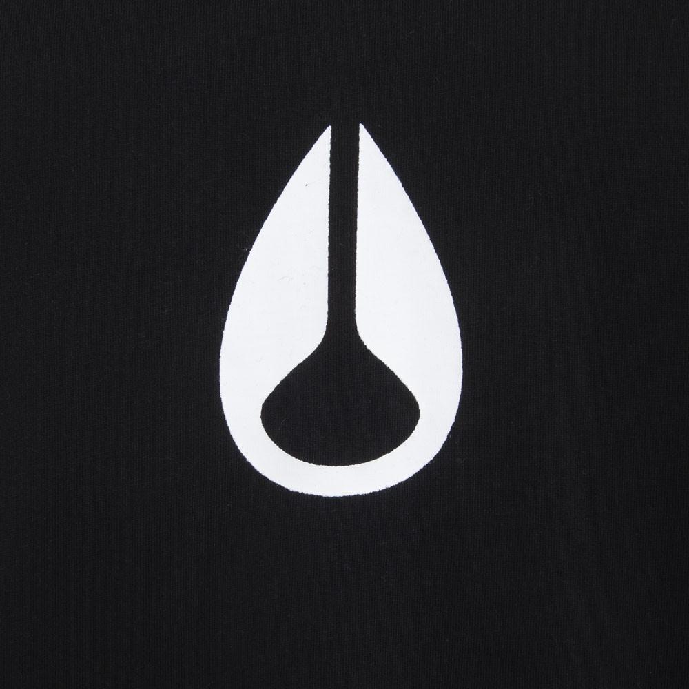 Polera Men Long Sleeve Regular Fit Black Logo White
