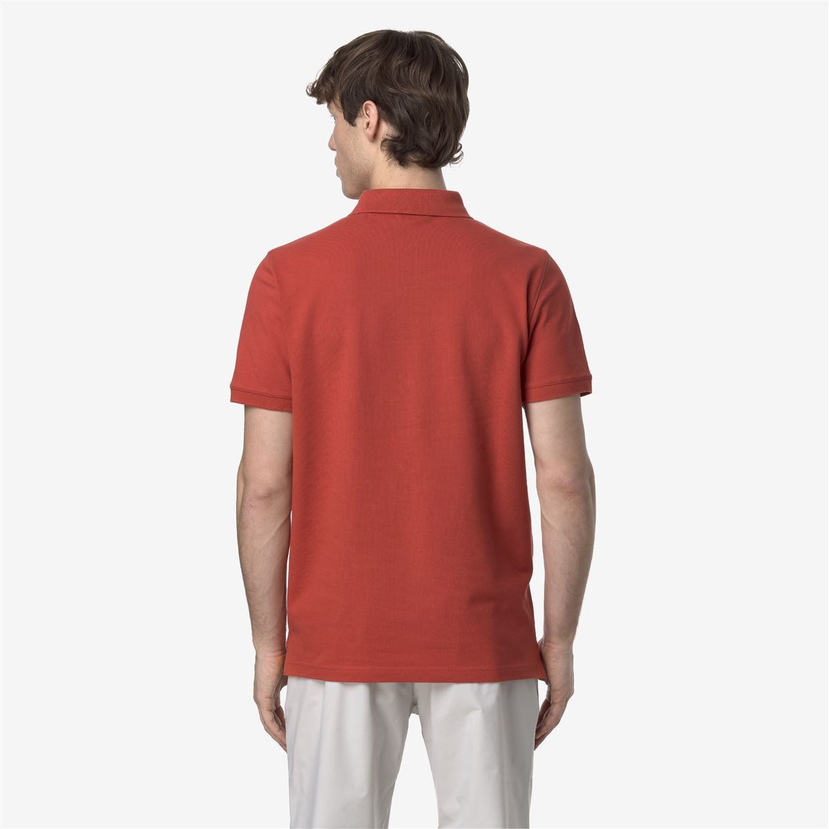 Polera K-Way Men Amedee Pique Red Jasper