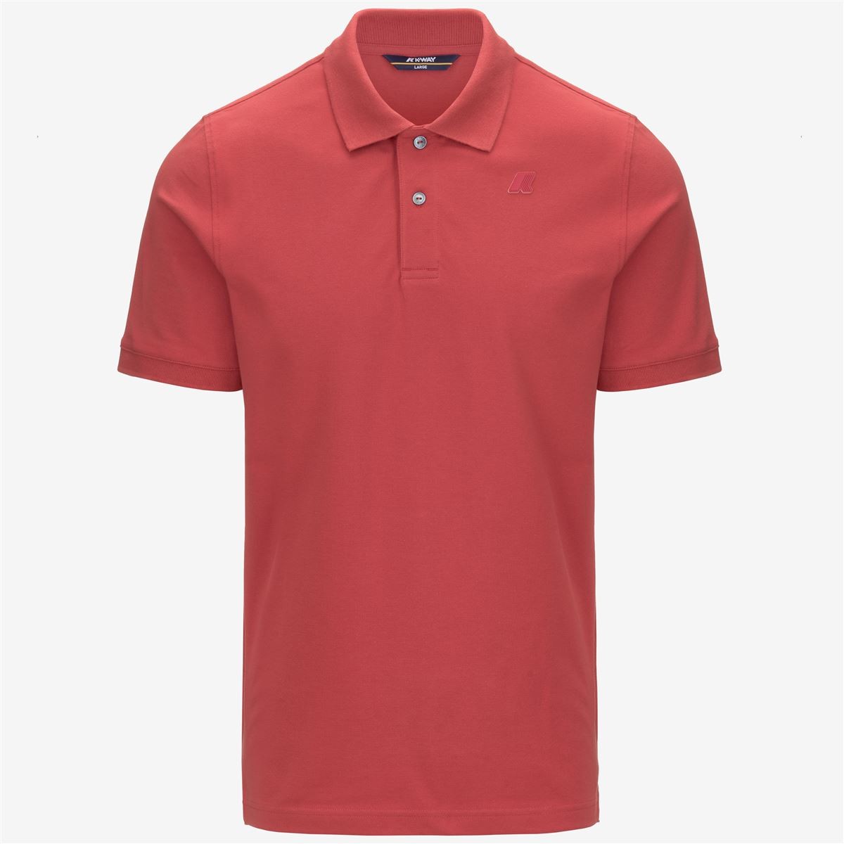 Polera K-Way Men Amedee Pique Red Jasper