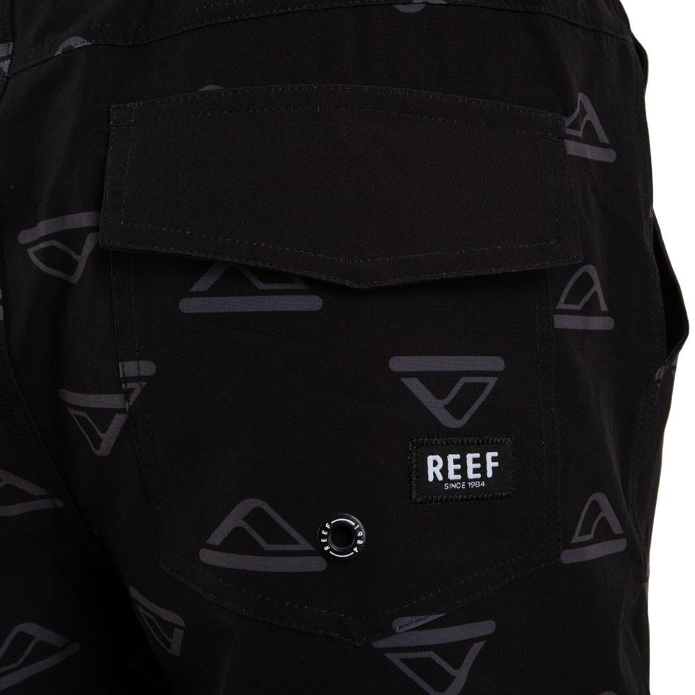 Traje de Baño Logo Printed Black Grey
