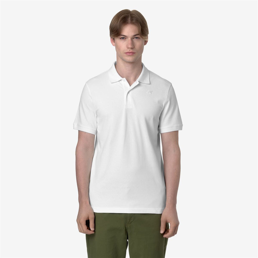 Polera K-Way Men Amedee Pique White
