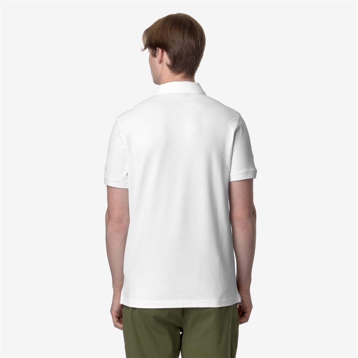 Polera K-Way Men Amedee Pique White