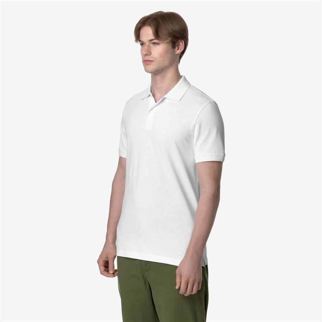 Polera K-Way Men Amedee Pique White
