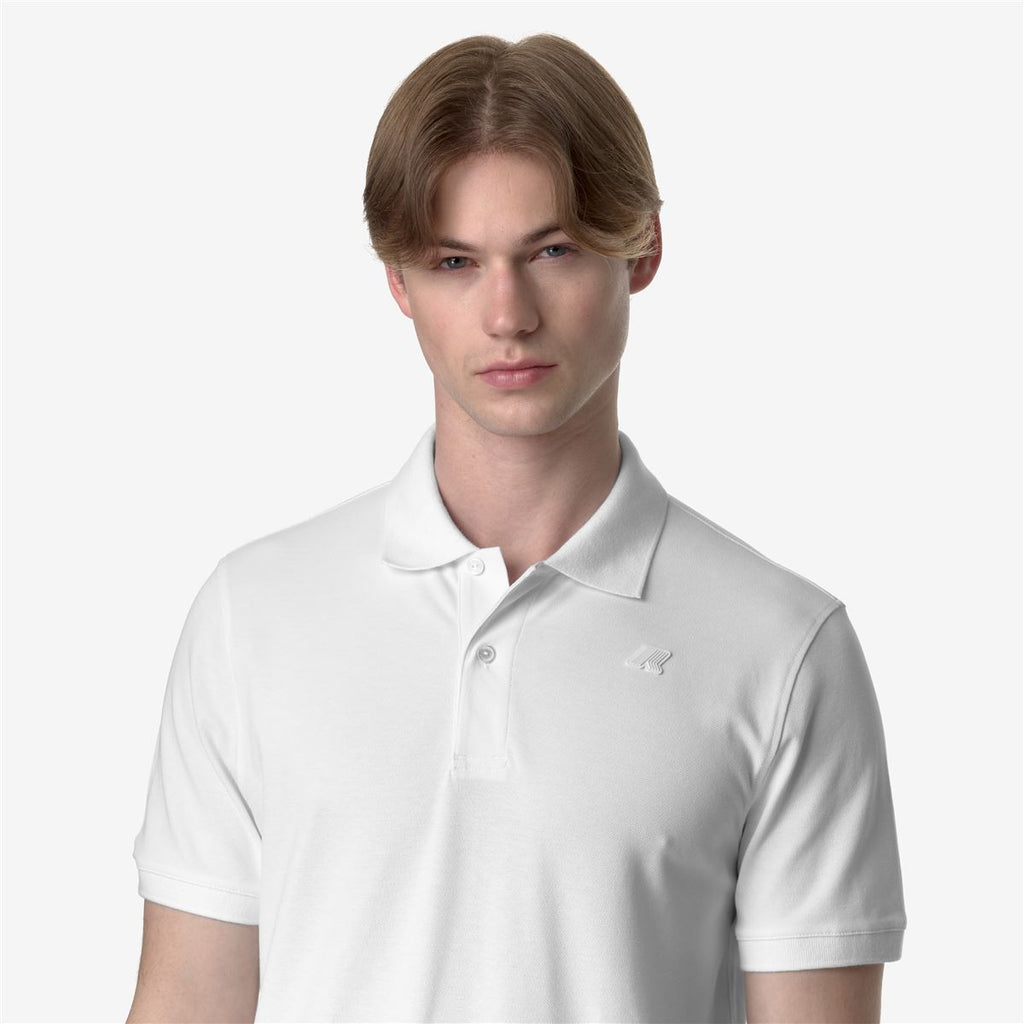 Polera K-Way Men Amedee Pique White