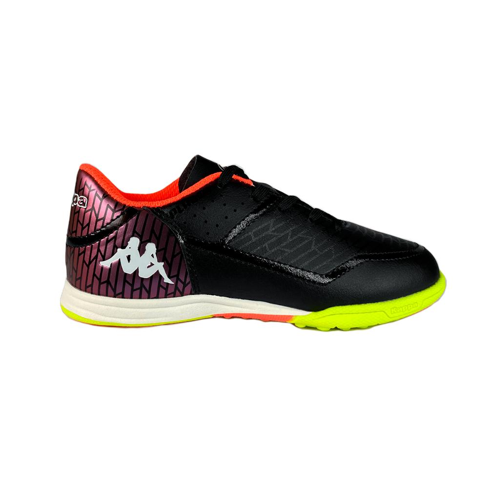 Zapatilla Fútbol Kids Kombat Player Black Neon Green Turf Ground
