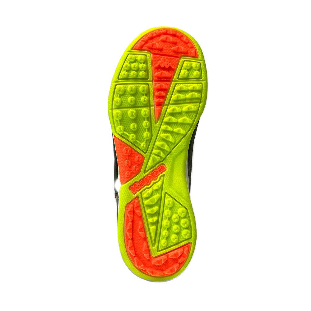 Zapatilla Fútbol Kids Kombat Player Black Neon Green Turf Ground