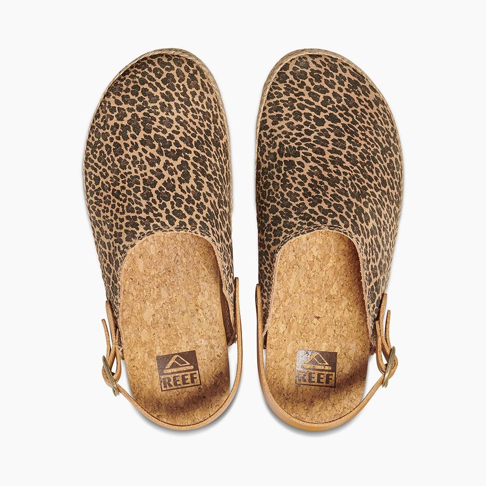 Sandalia Cushion Sage Women Brown Print Reef