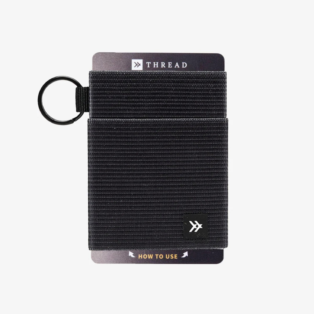 Billetera Thread Elastic Wallet Black