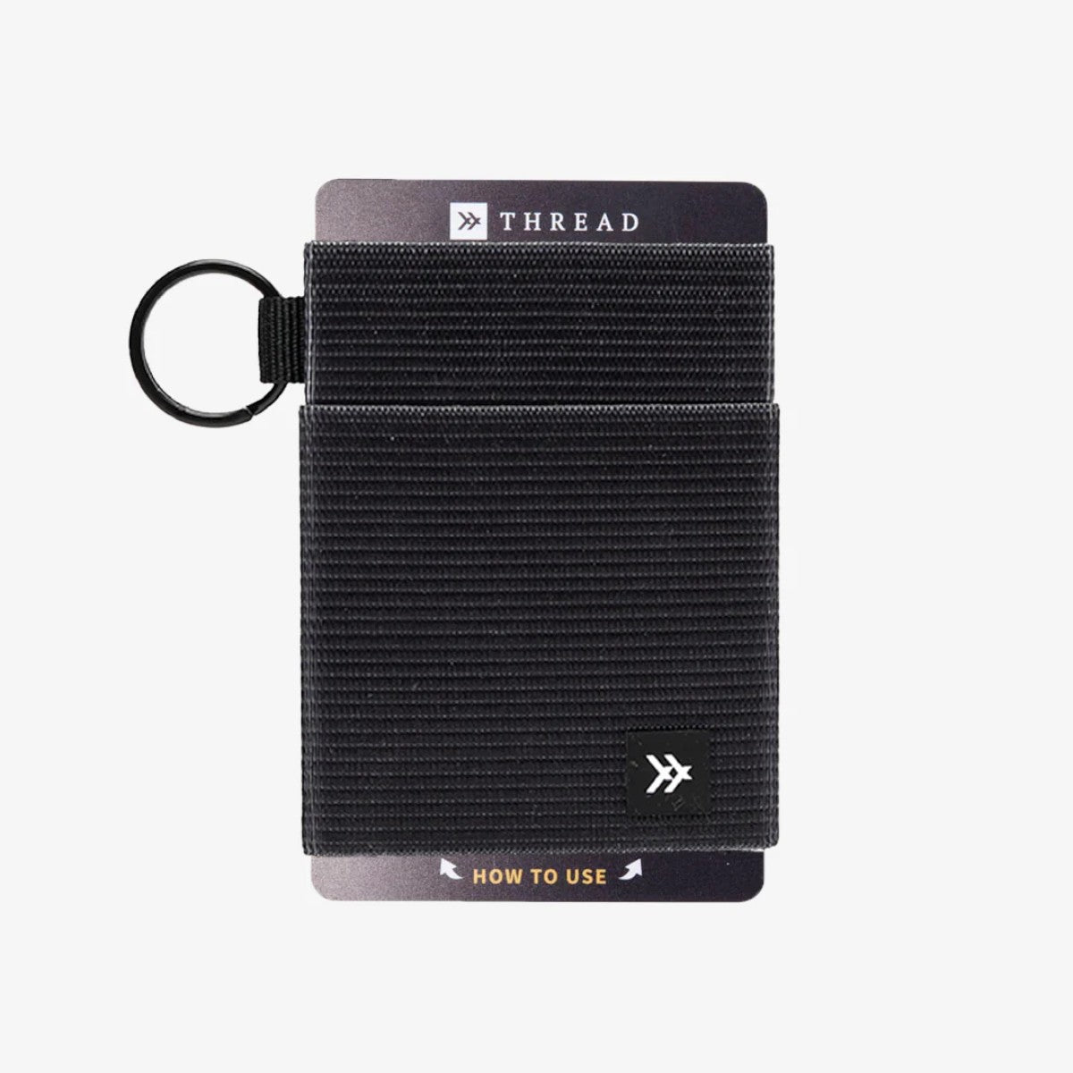 Billetera Thread Elastic Wallet Black