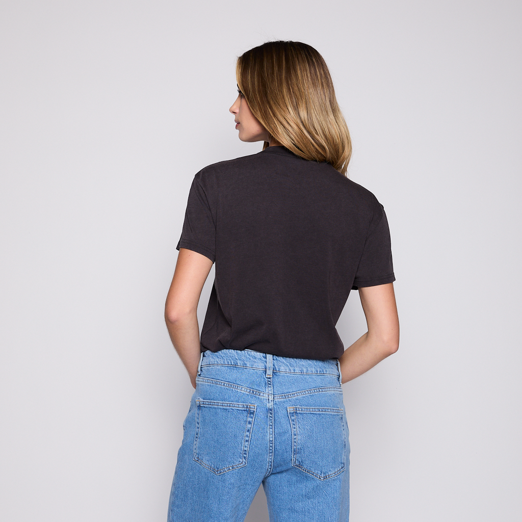 Polera Reef Women Black Beige
