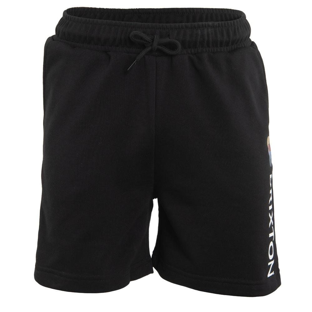 Short Men Black Logo Print