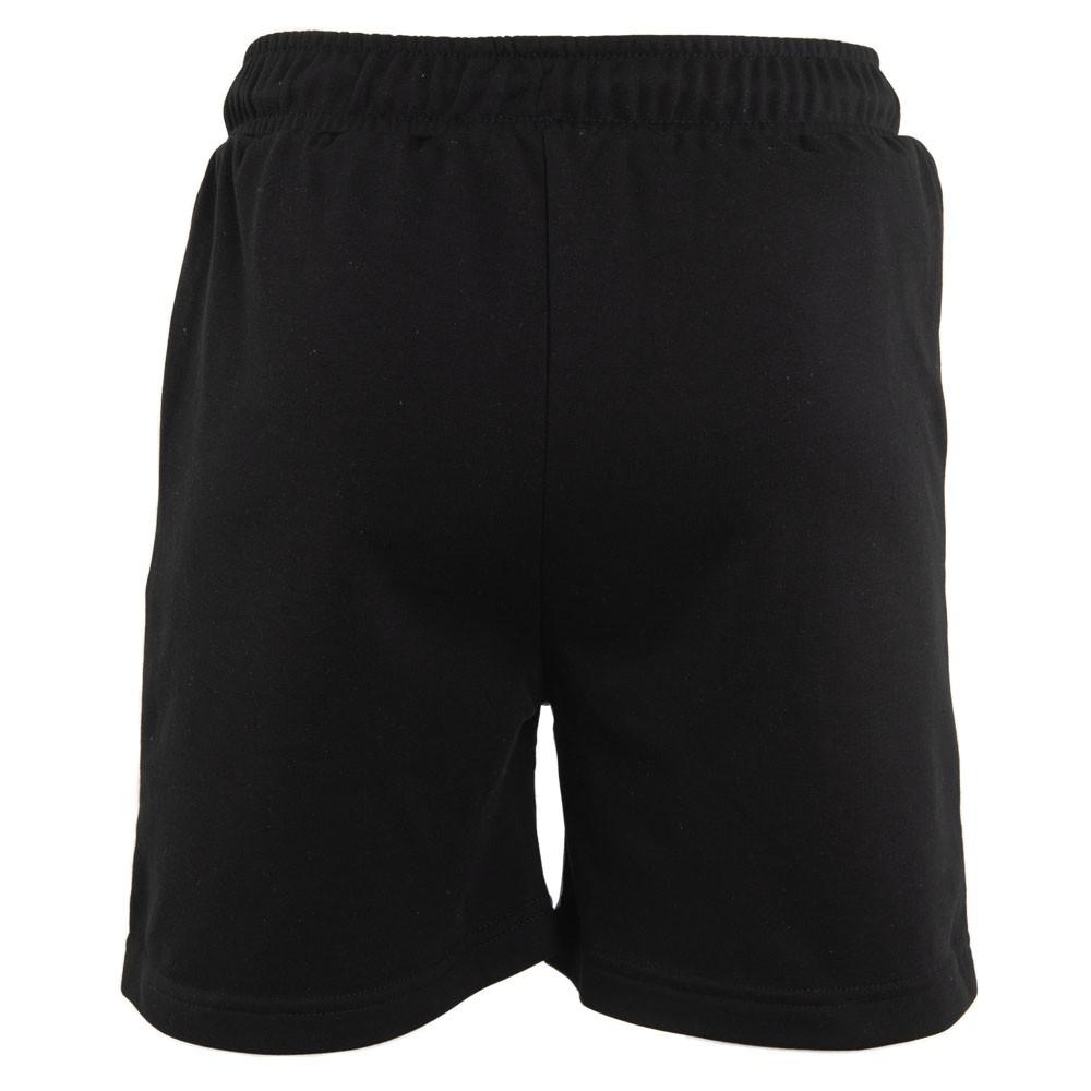 Short Men Black Logo Print