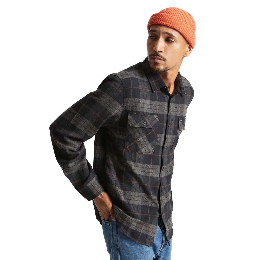 Camisa Bowery Flannel Black Charcoal