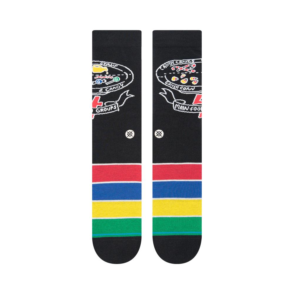 Stance Sock Unisex Food groups black