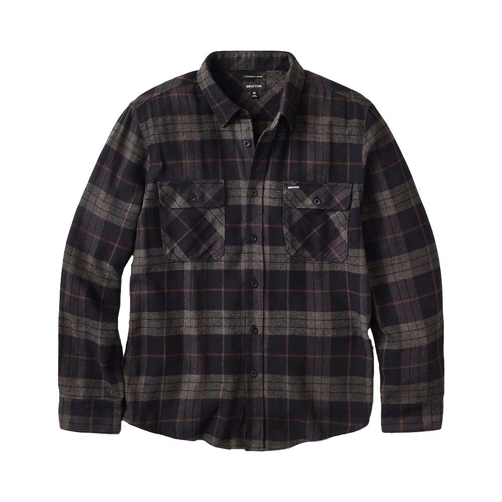 Camisa Bowery Flannel Black Charcoal