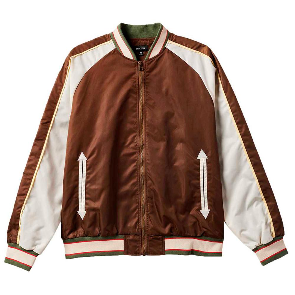 Chaqueta Dillinger Souvenir Bomber Dark Earth White cap