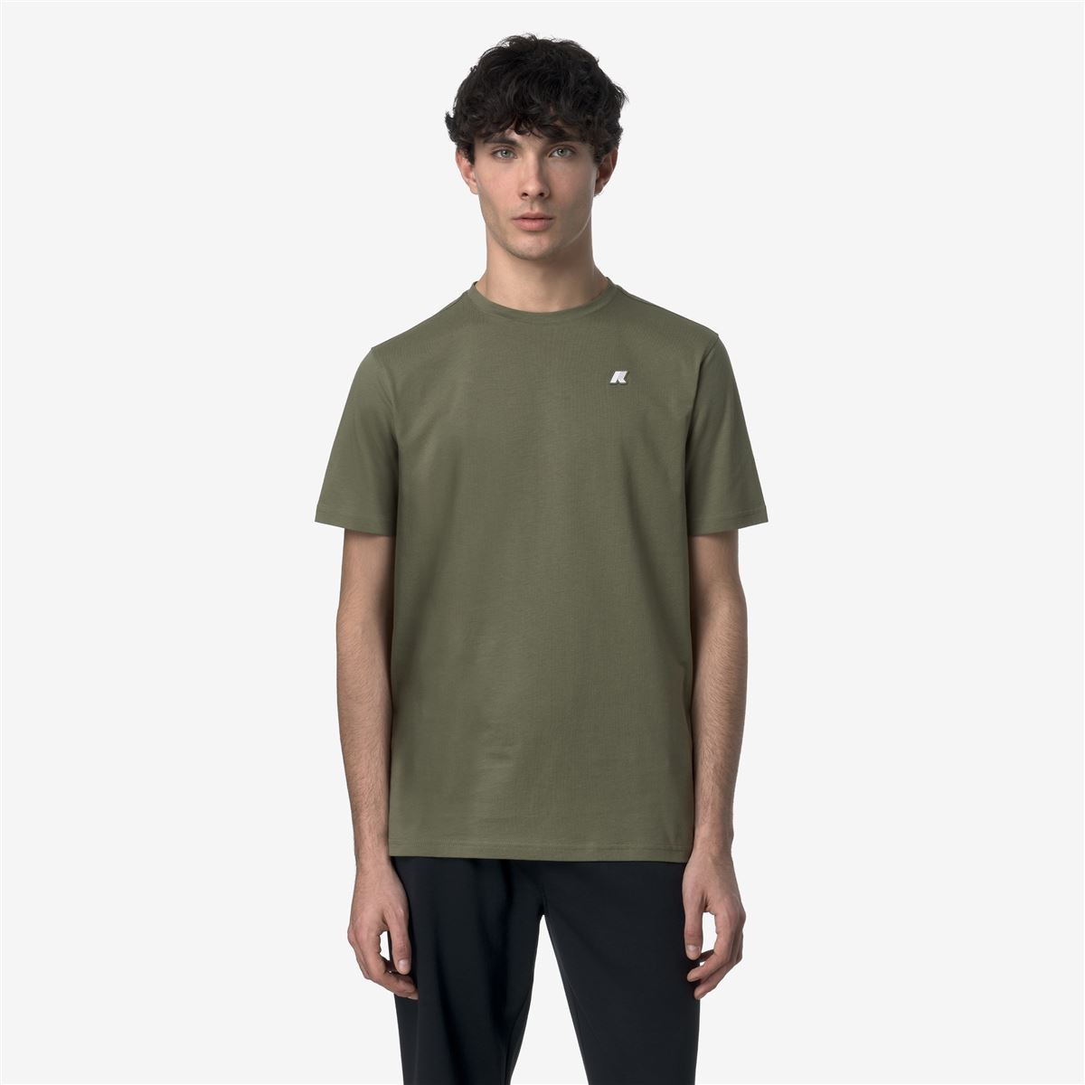 Polera K-Way Men Odom Green Lichen
