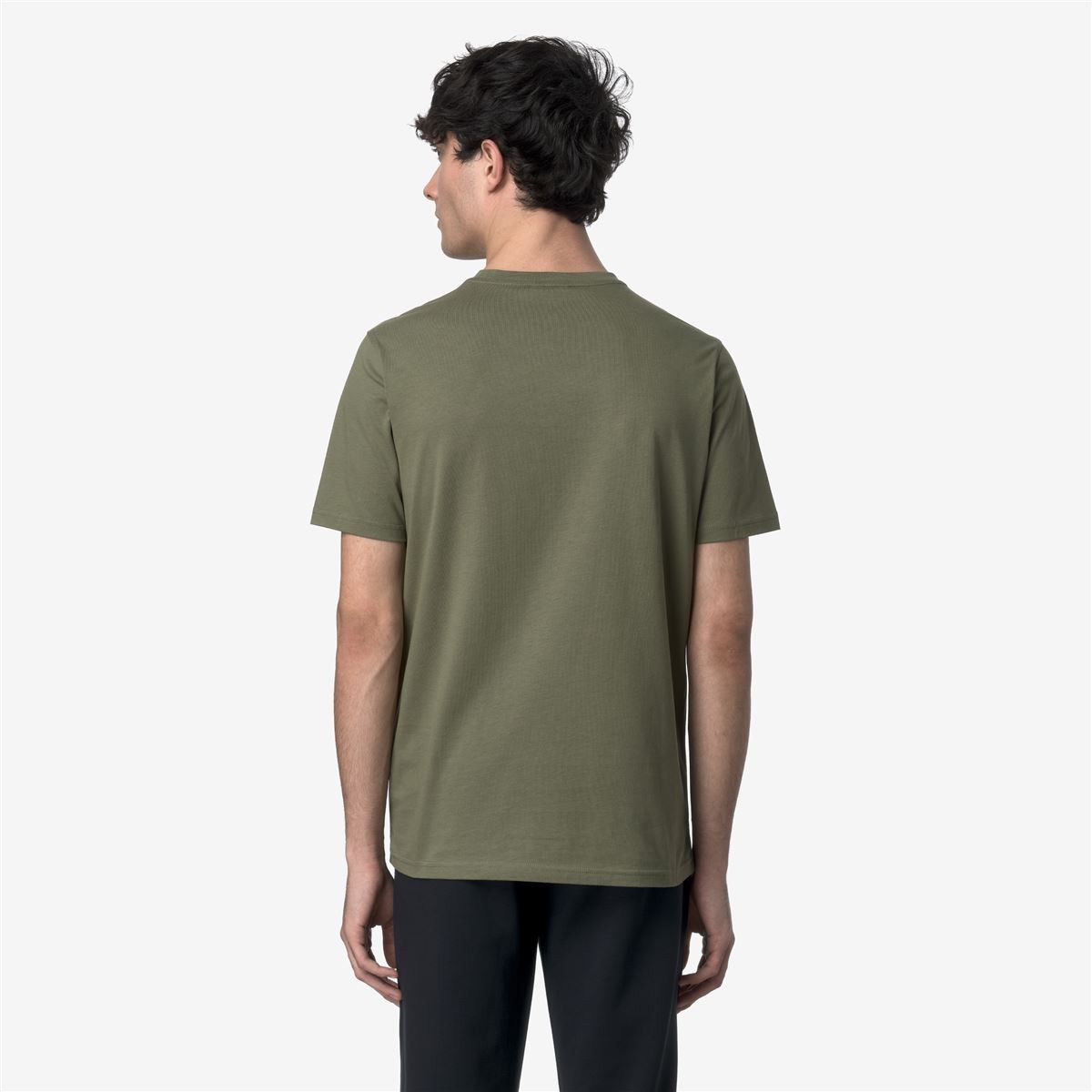 Polera K-Way Men Odom Green Lichen