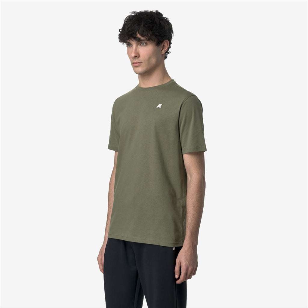 Polera K-Way Men Odom Green Lichen