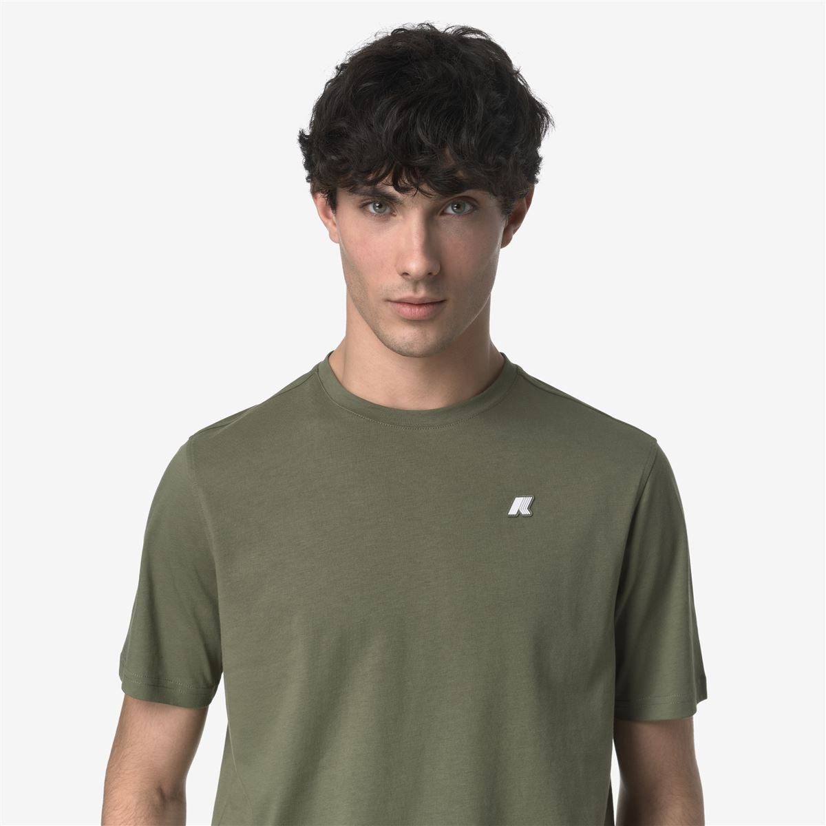 Polera K-Way Men Odom Green Lichen