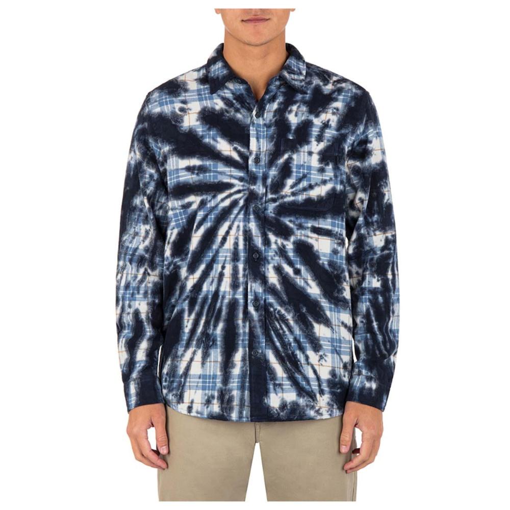 Camisa Portland Tiedye White Blue Black