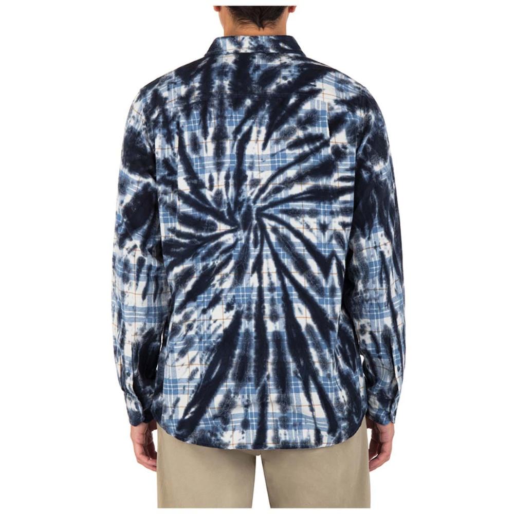 Camisa Portland Tiedye White Blue Black
