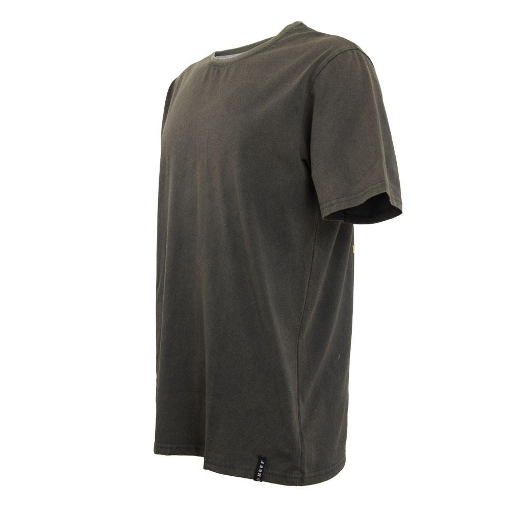 Polera Men Print Back Black Yellow