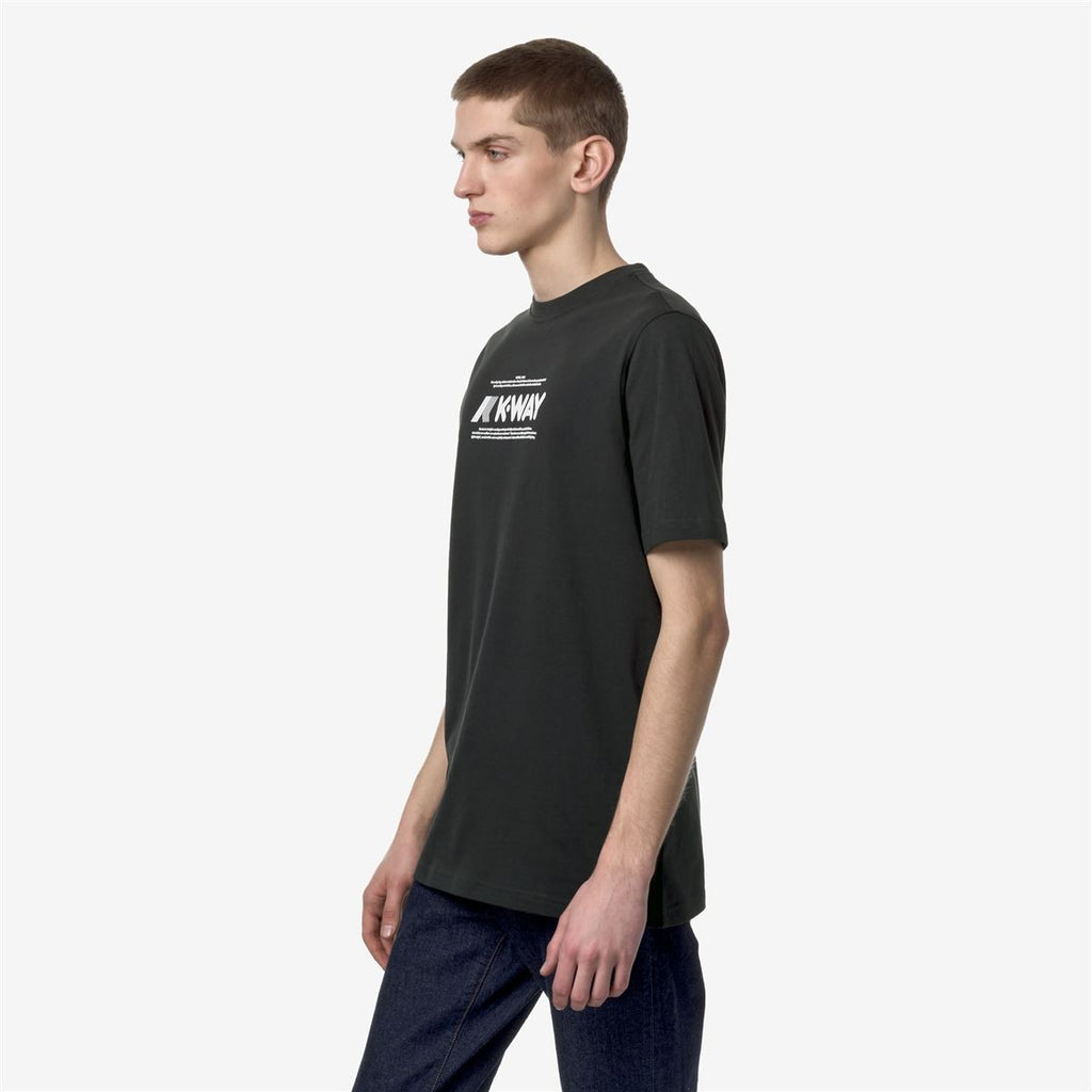 Polera K-Way Men Odom Typo Black Pure