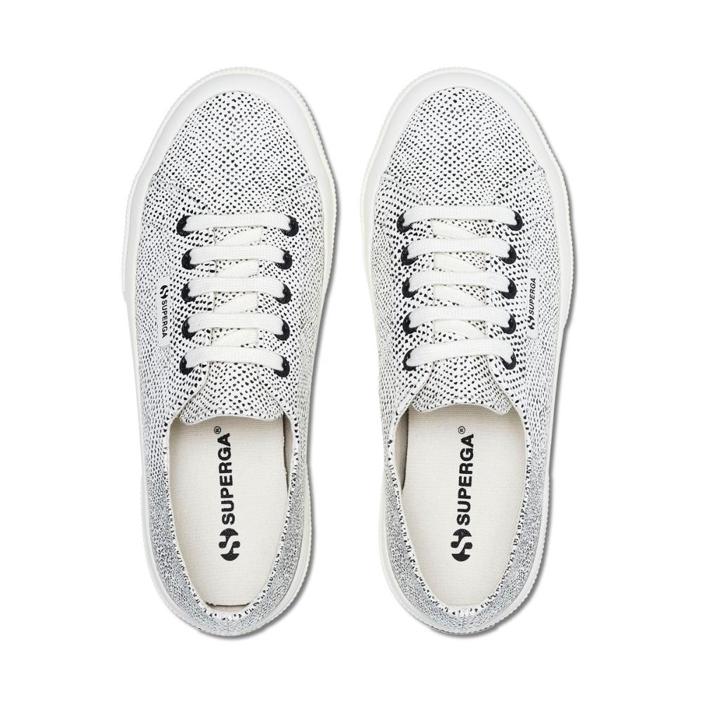 Zapatilla 2750 Micro Faux Snake White Avorio Black