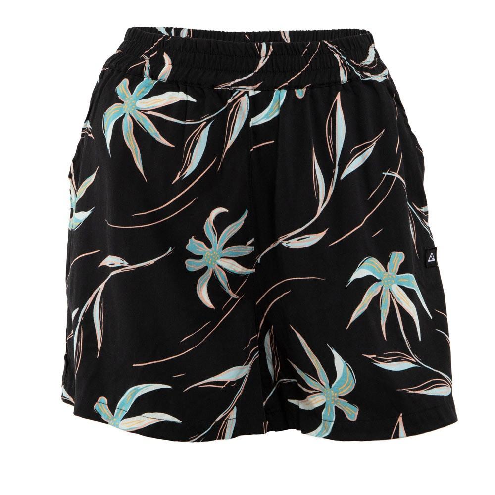 Short Kids Regular Fit Leaves Black