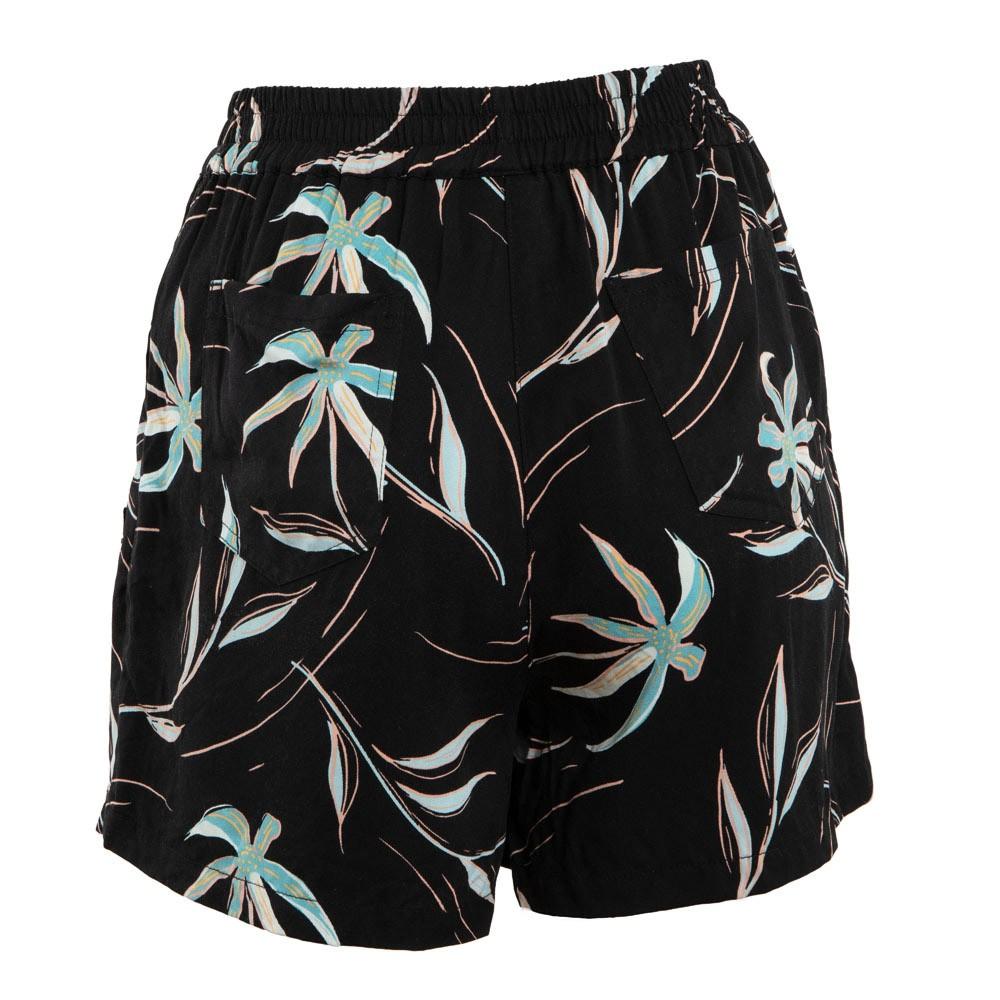 Short Kids Regular Fit Leaves Black