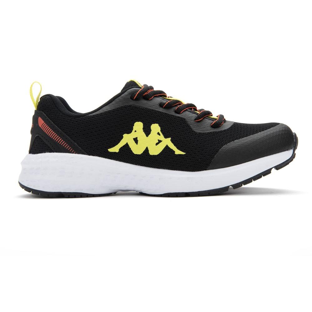 Zapatilla Teens Logo Glinch Black Green Lime