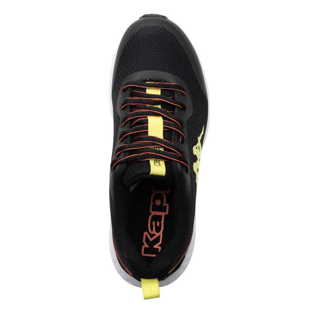 Zapatilla Teens Logo Glinch Black Green Lime